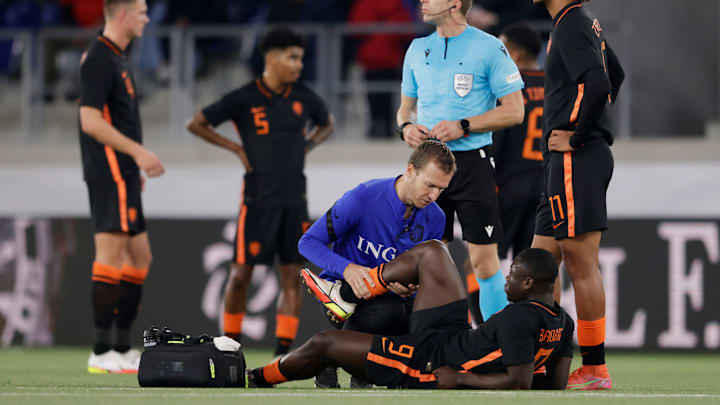 Brian Brobbey verletzte sich beim Länderspiel gegen die Schweiz